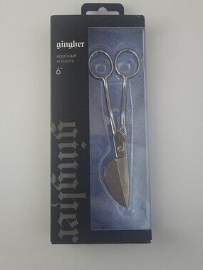 Gingher 6" Knife Edge Applique Scissors - G-6R Made in Italy